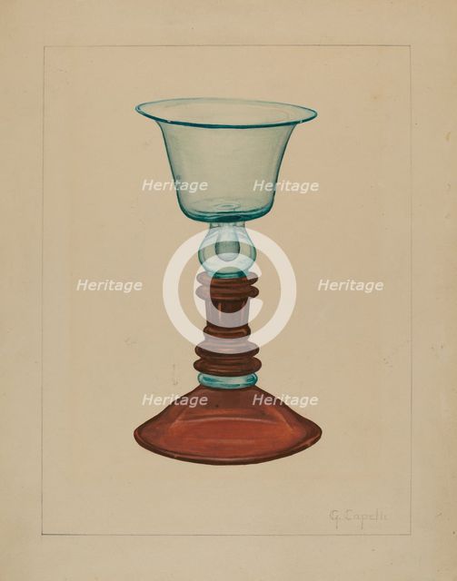 Goblet, c. 1936. Creator: Giacinto Capelli.