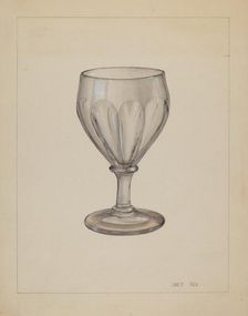 Goblet, c. 1936. Creator: Janet Riza