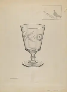 Goblet, c. 1936. Creator: John Dana