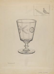 Goblet, c. 1936. Creator: John Dana