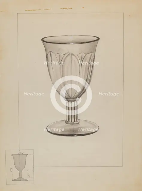 Goblet, c. 1936. Creator: Philip Johnson.