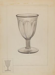 Goblet, c. 1936. Creator: Philip Johnson