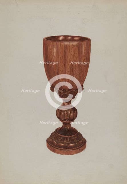 Goblet, c. 1936. Creator: Vera Van Voris.