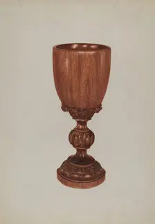 Goblet, c. 1936. Creator: Vera Van Voris