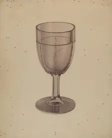 Goblet, c. 1938. Creator: Edward White