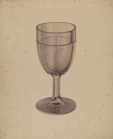 Goblet, c. 1938. Creator: Edward White