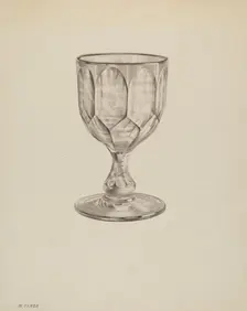 Goblet, c. 1939. Creator: Michael Fenga