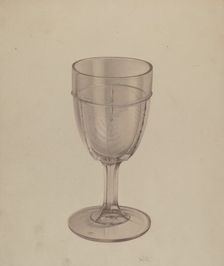 Goblet, c. 1939. Creator: Edward White