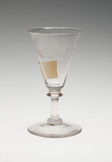 Goblet, England, c. 1760. Creator: Unknown