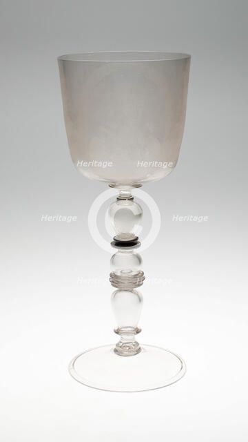 Goblet (Pokal), Nuremberg, c. 1660. Creator: Georg Schwanhardt.
