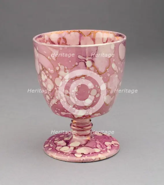 Goblet, Staffordshire, 1810/20. Creator: Staffordshire Potteries.