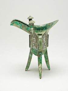 Goblet, Shang dynasty ( about 1600-1046 BC ), 12th/11th centry BC. Creator: Unknown