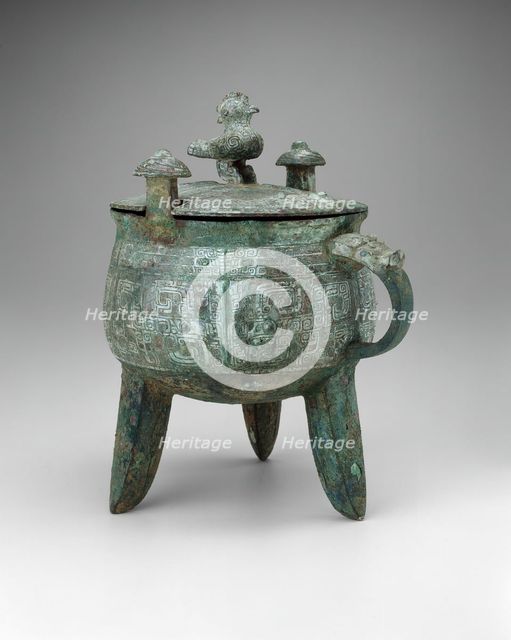 Goblet, Shang dynasty ( about 1600-1046 BC ), 13th/12th century BC. Creator: Unknown.