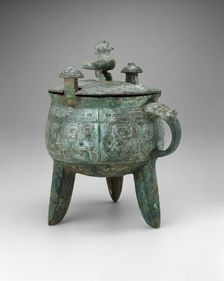 Goblet, Shang dynasty ( about 1600-1046 BC ), 13th/12th century BC. Creator: Unknown