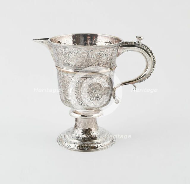 Goblet-Shaped Ewer, London, 1683. Creator: Unknown.