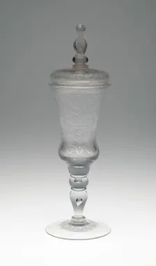 Goblet with Cover, Germany, 1736. Creator: Unknown
