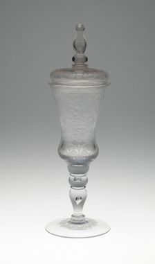 Goblet with Cover, Germany, 1736. Creator: Unknown