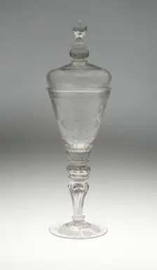 Goblet with Cover, Germany, c. 1750. Creator: Unknown
