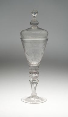 Goblet with Cover, Germany, c. 1750. Creator: Unknown