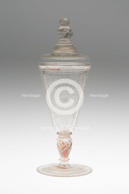 Goblet with Cover, Germany, Early 18th century. Creator: Unknown.