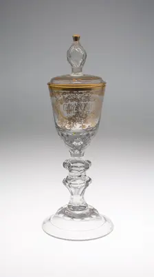 Goblet with Cover, Lauenstein, 1786. Creator: Unknown