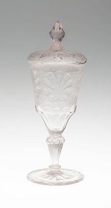 Goblet with Cover, Schleswig, c. 1745. Creator: Unknown