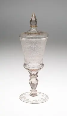 Goblet with Cover, Schleswig, c. 1725. Creator: Unknown