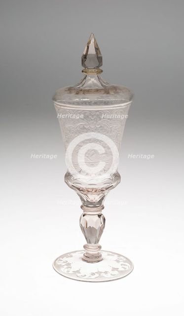 Goblet with Cover, Schleswig, c. 1725. Creator: Unknown.