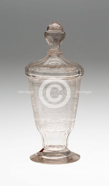 Goblet with Cover, Schleswig, c. 1730. Creator: Unknown.