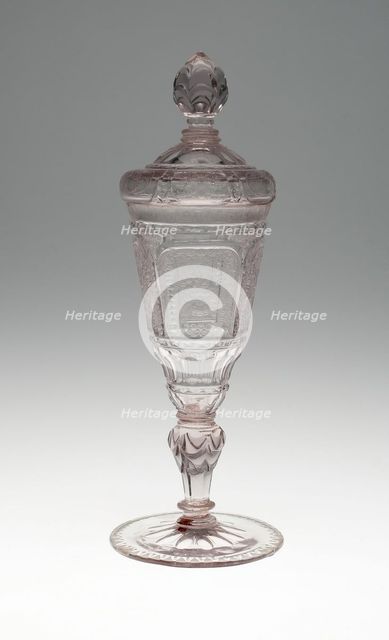 Goblet with Cover, Schleswig, c. 1730. Creator: Unknown.