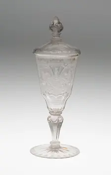 Goblet with Cover, Schleswig, c. 1735. Creator: Unknown