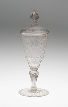 Goblet with Cover, Schleswig, c. 1735. Creator: Unknown