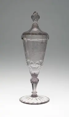 Goblet with Cover, Silesia, c. 1750. Creator: Christopher Gottfried Schneider