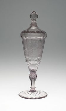 Goblet with Cover, Silesia, c. 1750. Creator: Christopher Gottfried Schneider