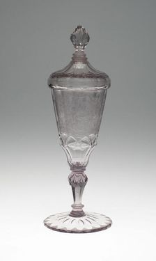 Goblet with Cover, Silesia, c. 1750. Creator: Christopher Gottfried Schneider