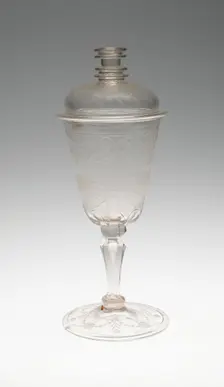 Goblet with Cover, Thuringia, 1701-1713. Creator: Unknown