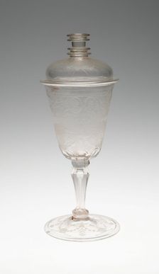 Goblet with Cover, Thuringia, 1701-1713. Creator: Unknown