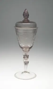 Goblet with Cover, Thuringia, c. 1720. Creator: Unknown