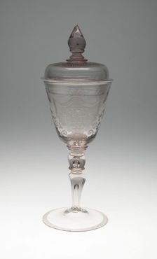 Goblet with Cover, Thuringia, c. 1720. Creator: Unknown