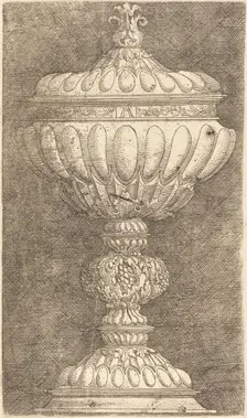 Goblet with Pomegranate on the Knob, c. 1520/1525. Creator: Albrecht Altdorfer