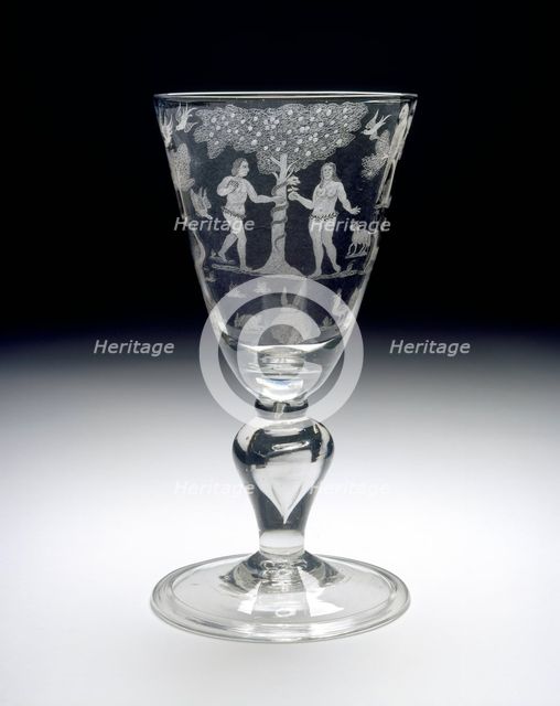 Goblet with the Fall of Adam and Eve, c1710-1720. Artist: Unknown.