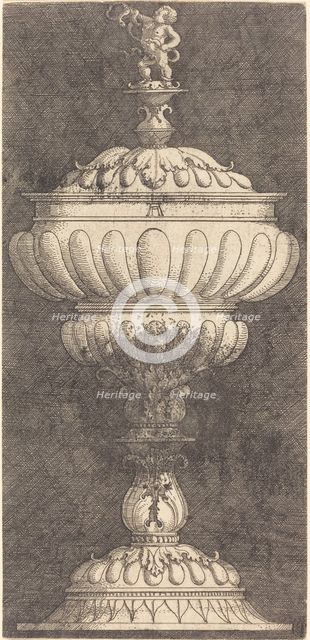 Goblet with the Infant Hercules on Top, c. 1520/1525. Creator: Albrecht Altdorfer.