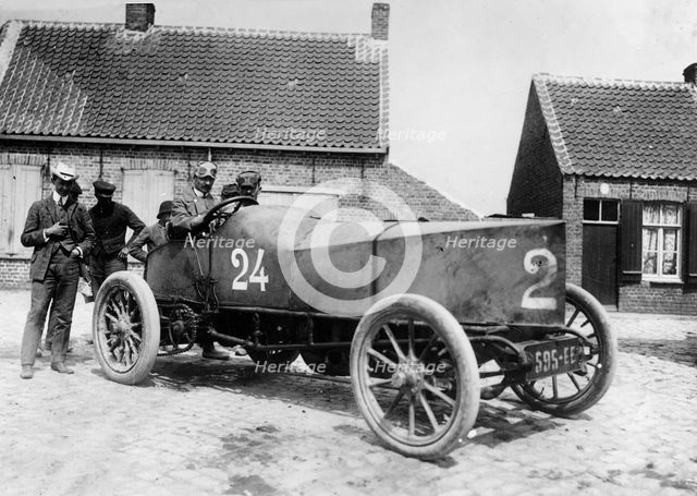 Gobron Brillie, Rigolly at Ostend Speed Trials 1904. Creator: Unknown.