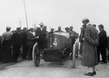 Gobron Brillie, Rigolly at Ostend Speed Trials 1904. Creator: Unknown
