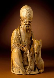 God of Longevity (Shoulao) with a Deer, between c.1550 and c.1644. Creator: Unknown