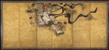 God of Thunder (Raijin), mid-1600s. Creator: Tawaraya S?tatsu (Japanese, died c. 1640), workshop of