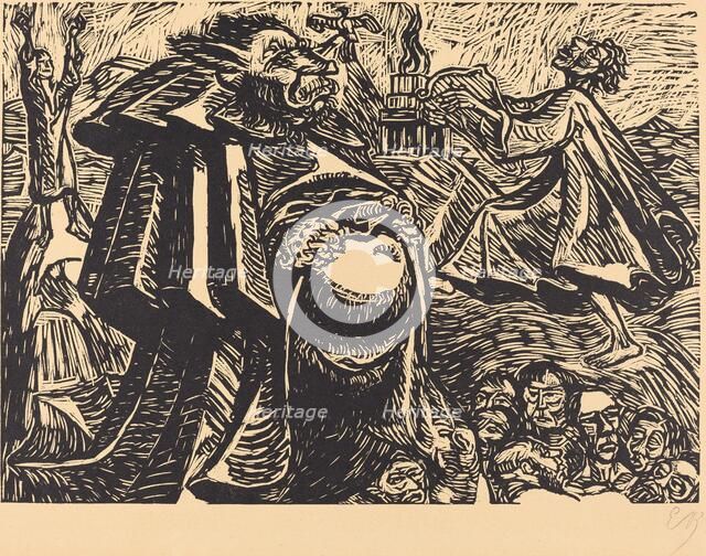 God Belly, 1921. Creator: Ernst Barlach.