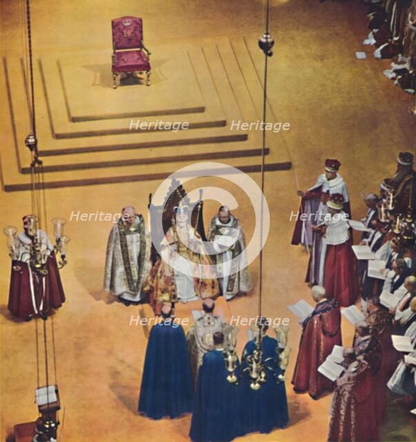 God crown you with a crown of glory and righteousness., 1953. Artist: Unknown.