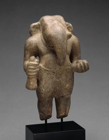 God Ganesha, Pre-Angkor period, 7th/8th century. Creator: Unknown