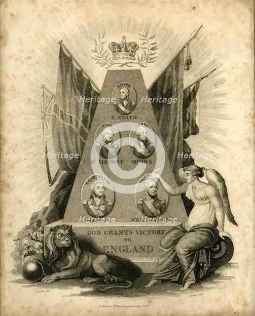 'God Grants Victory to England', 1816. Creator: Unknown.